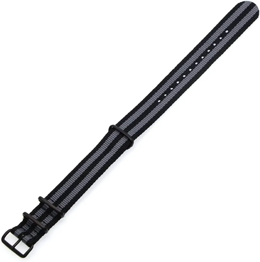 18 20 22 24mm Sportstrap Belt Buckle Bracelet Watch Black (Band Color : Army Blue, Band Width : 20mm)
