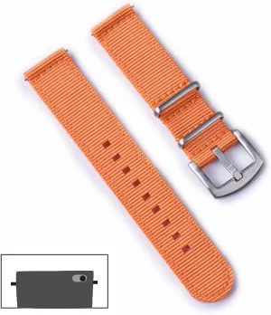 18 Mm 20 ​​Mm 22 Mm Nylon Strap Quick Release Spring Military Strap for Watch Accessories Replacement Bracelet(Gray,22MM)