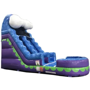 18' Wet & Dry Purple Slide
