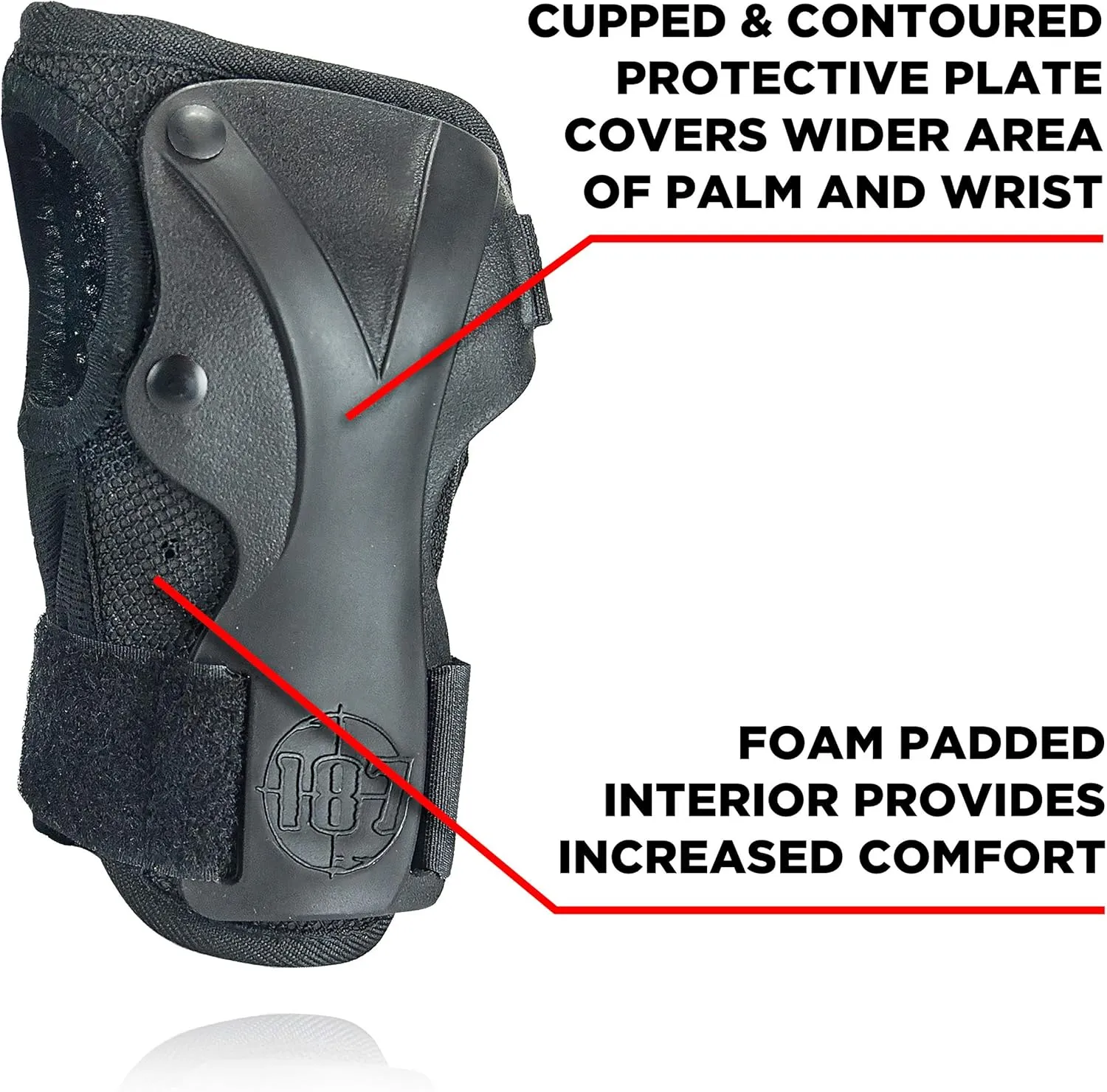 187 Killer Pads Derby Wrist Guard for Skate and Skateboarding