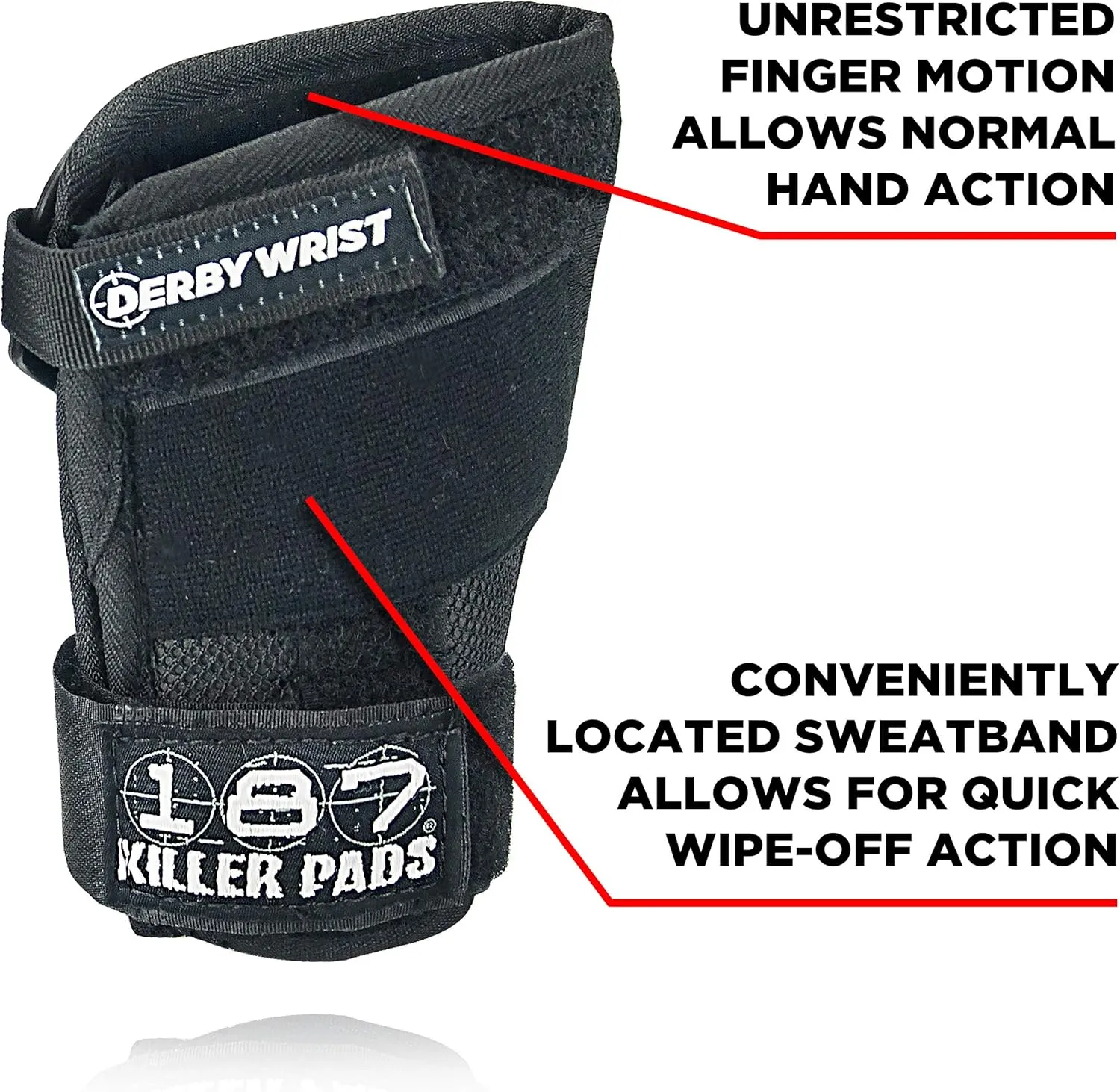187 Killer Pads Derby Wrist Guard for Skate and Skateboarding