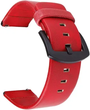20mm 22mm Strap Watch Vintage Leather Watch Band Replacements Bracelet(White-Dinosaur Doodle4,22mm)