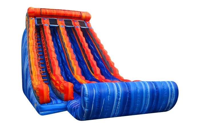 24ft triple lane slide