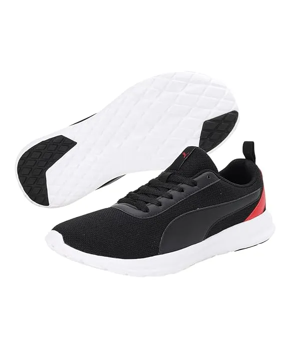 (39356201) Mens Trustworthy Risk Red-White, Zelus, Black-High Lightweight Puma Sneaker UK-11