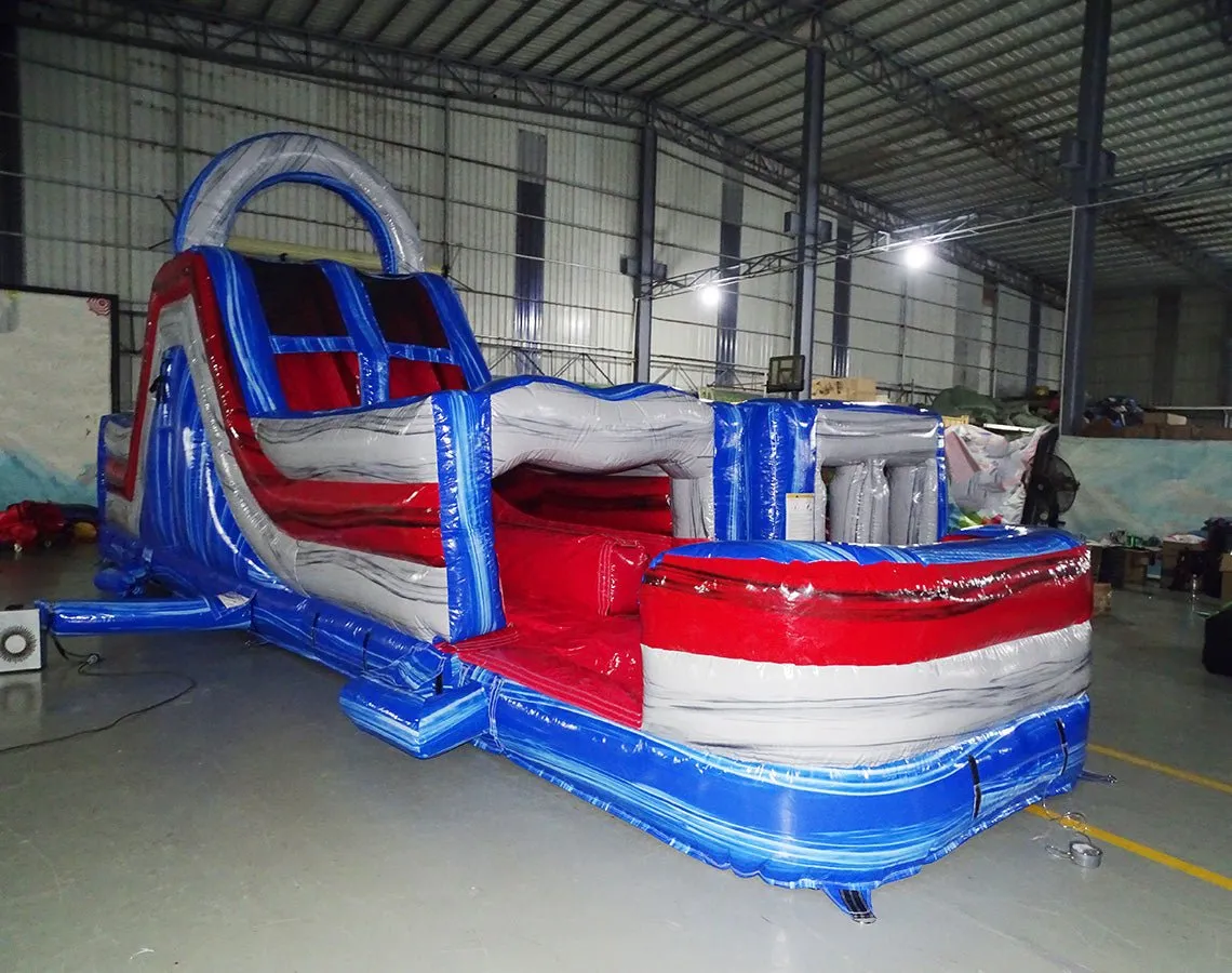40ft Baja Wrap-Around 2PC Wet/Dry Inflatable Obstacle Course