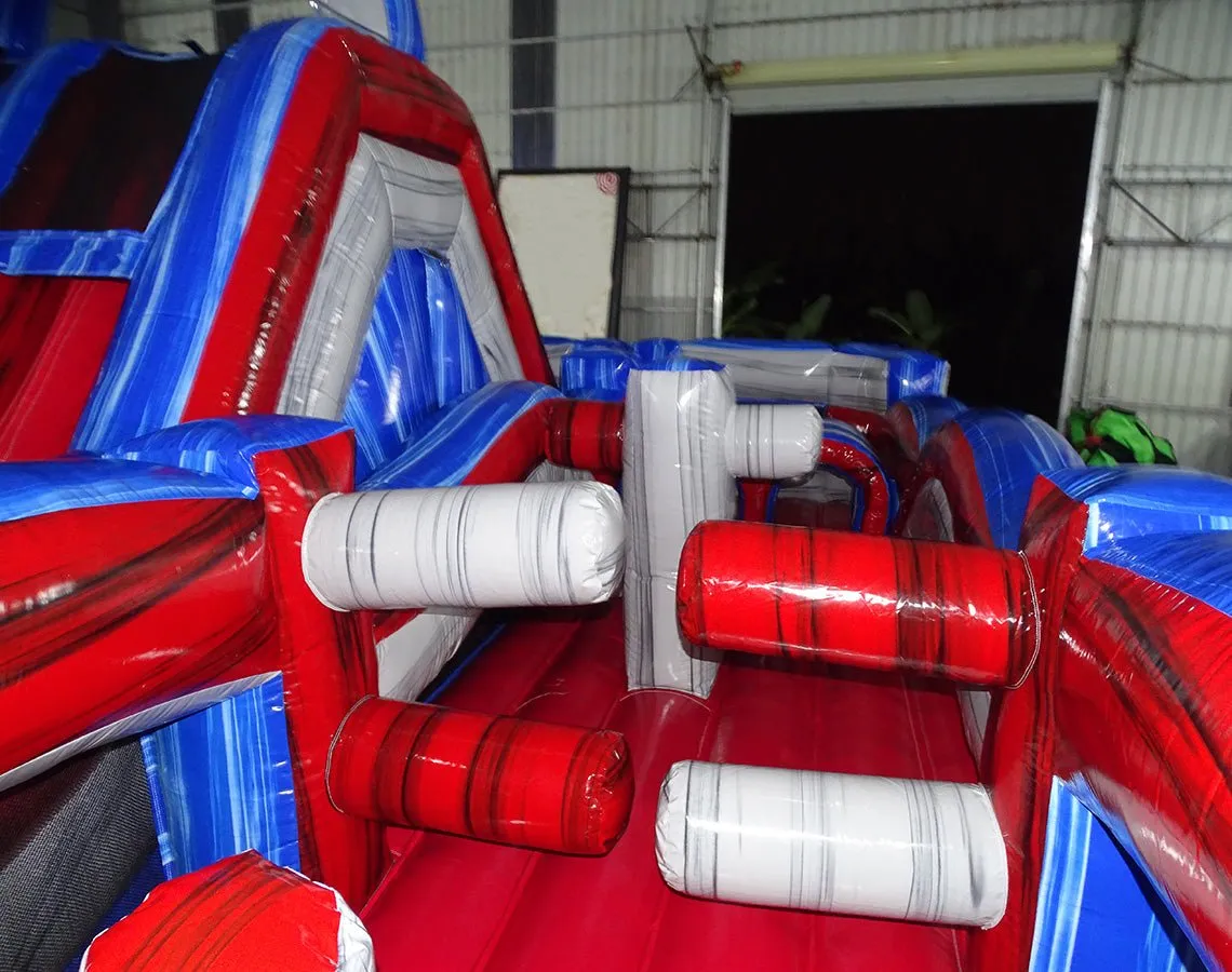 40ft Baja Wrap-Around 2PC Wet/Dry Inflatable Obstacle Course