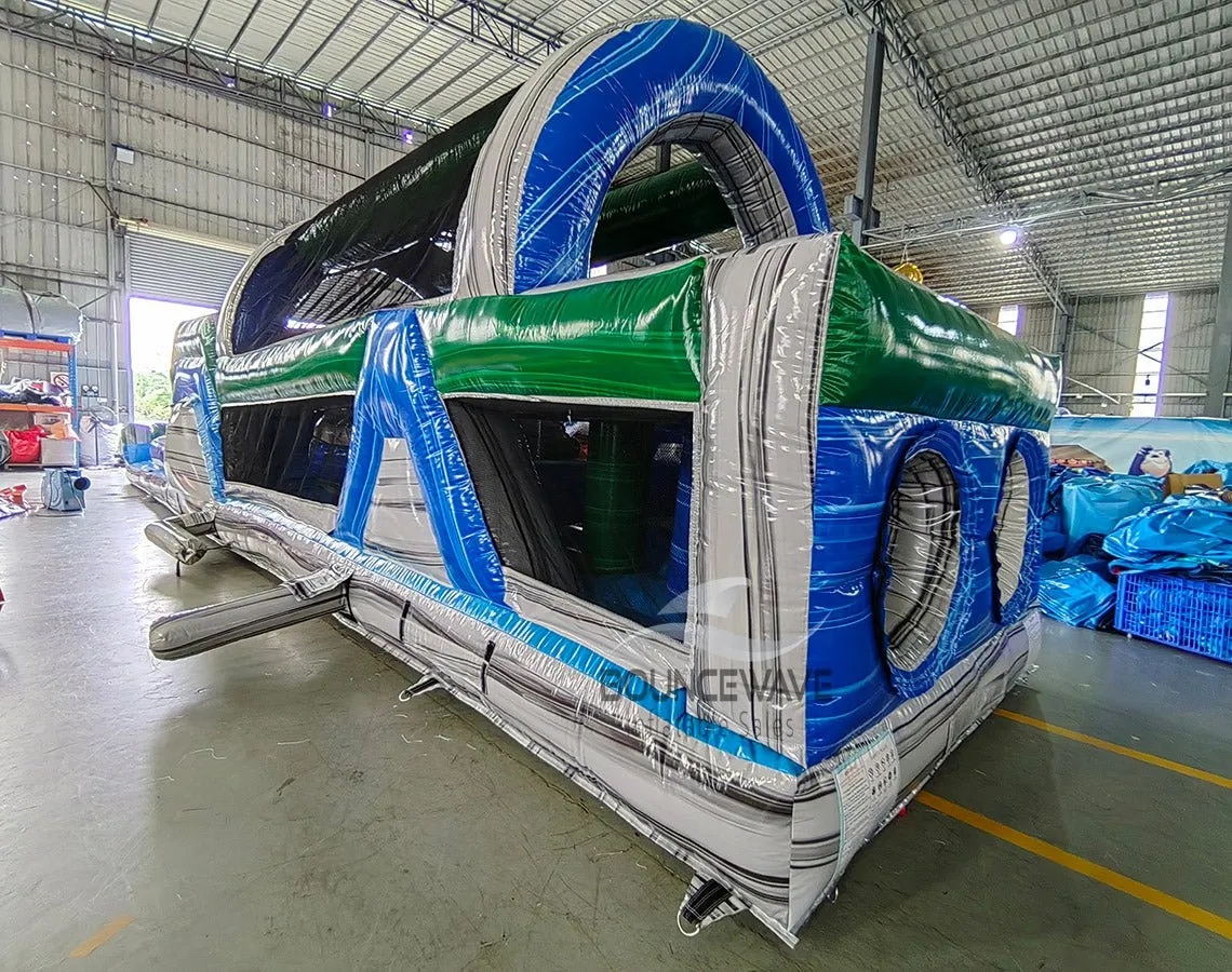 46ft Aloha Splash Hybrid Inflatable Obstacle Course