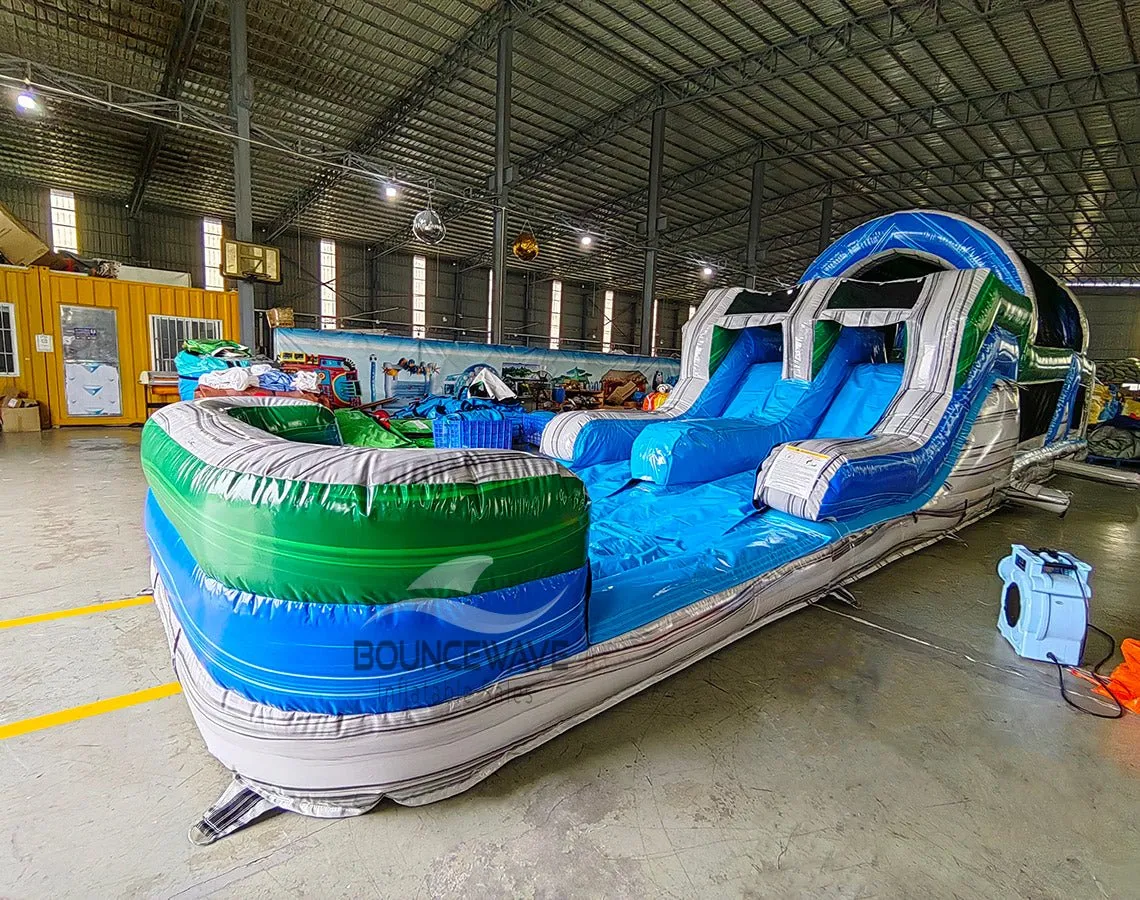 46ft Aloha Splash Hybrid Inflatable Obstacle Course