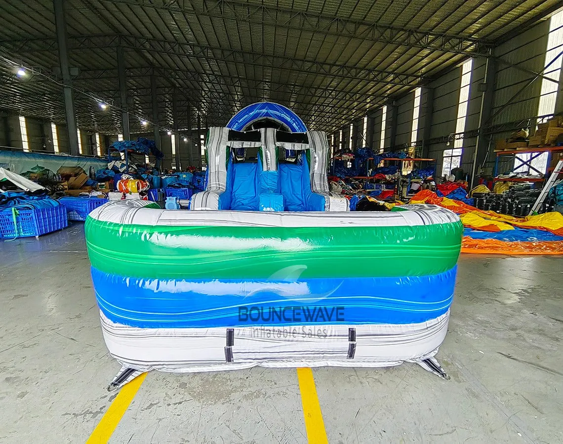 46ft Aloha Splash Hybrid Inflatable Obstacle Course