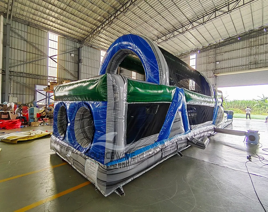 46ft Aloha Splash Hybrid Inflatable Obstacle Course