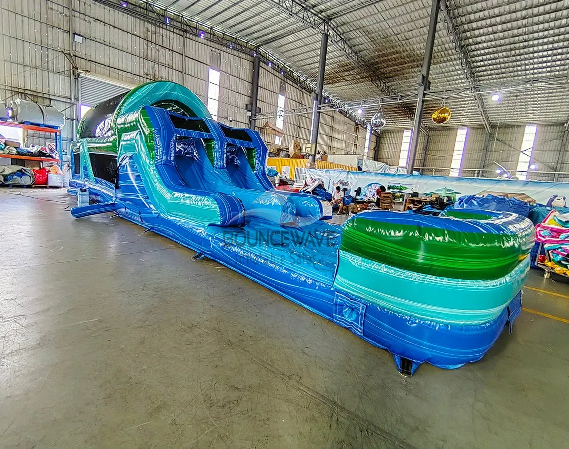 46ft Island Drop Hybrid Inflatable Obstacle Course