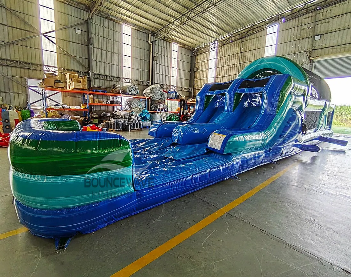 46ft Island Drop Hybrid Inflatable Obstacle Course