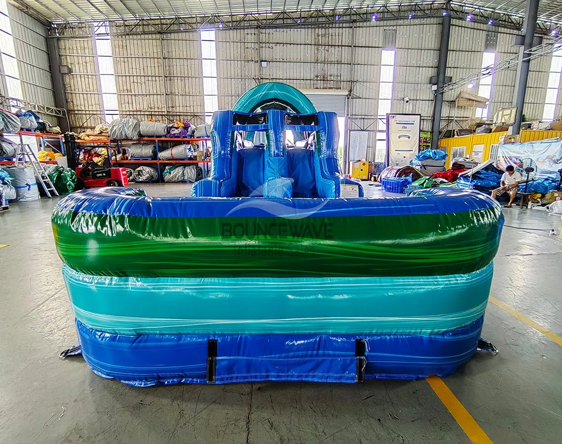 46ft Island Drop Hybrid Inflatable Obstacle Course