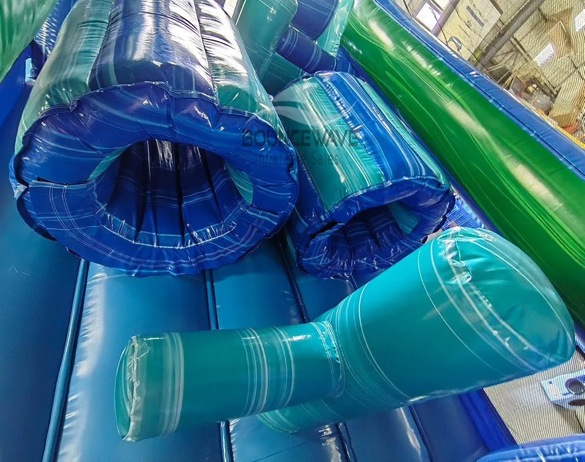 46ft Island Drop Hybrid Inflatable Obstacle Course