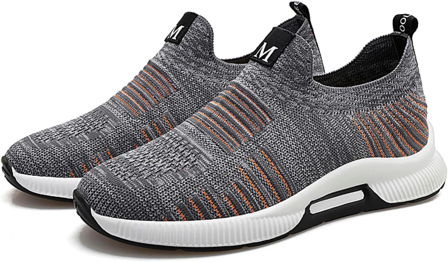 4cm Men's Elevator Shoes Men's Casual Mesh Trainers Lightweight Breathable Lace Up Sports Shoes with Sneaker Men Leather