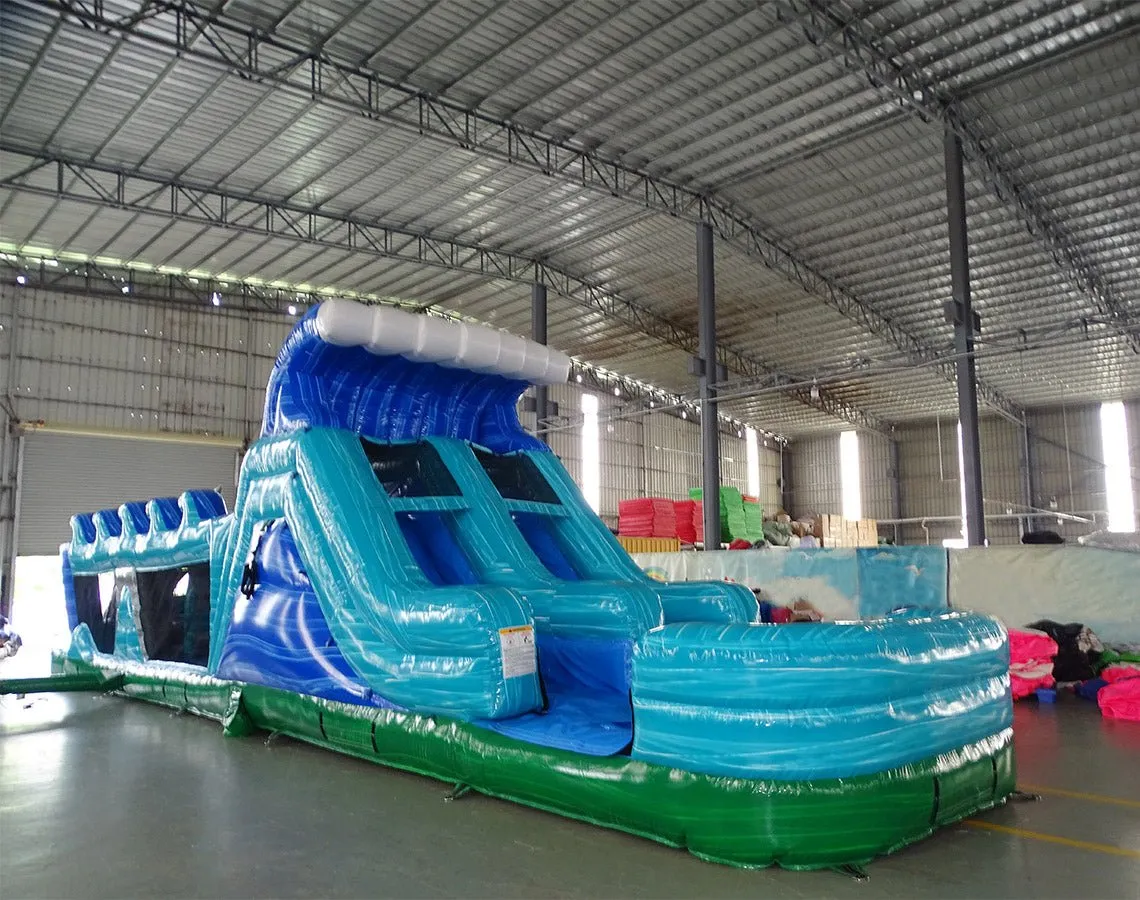 50ft Shark Attack Wet/Dry Inflatable Obstacle Course