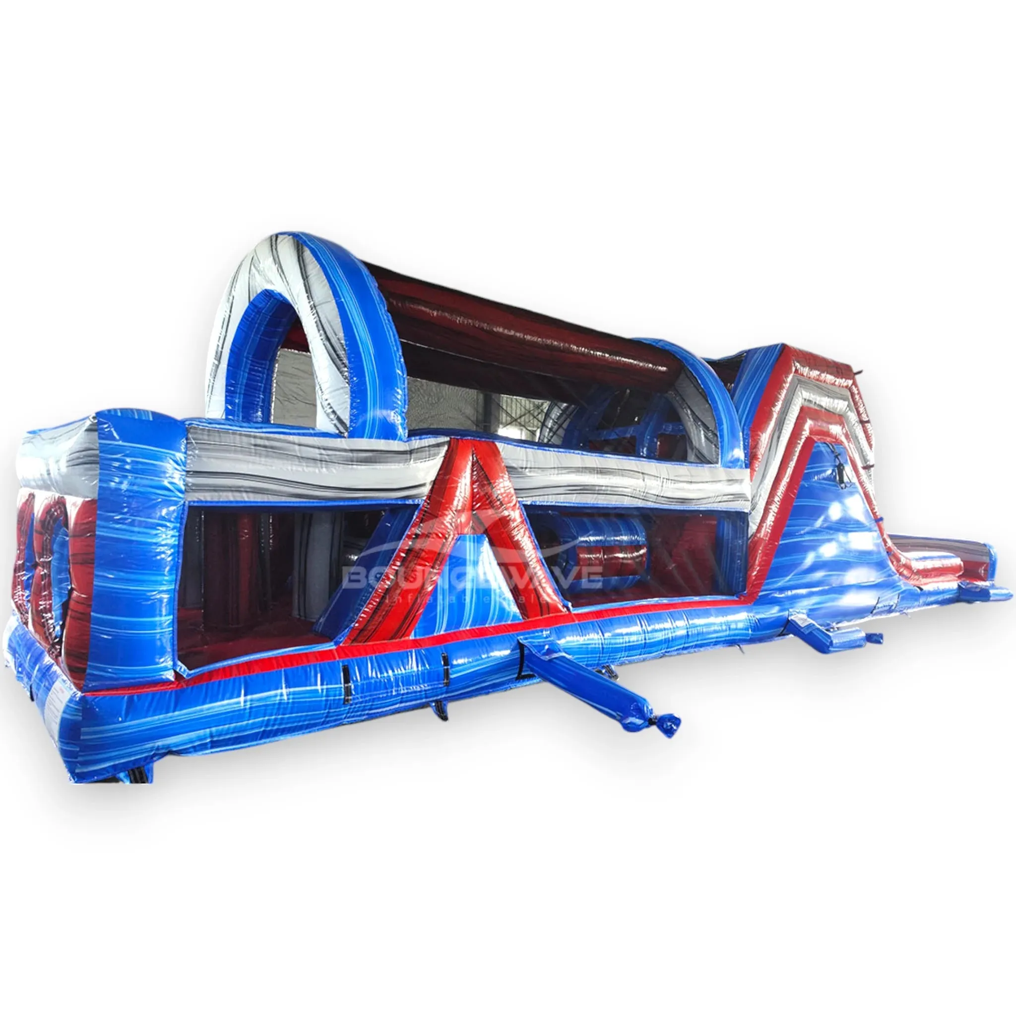 53ft XL Baja Commercial Hybrid Inflatable Obstacle Course