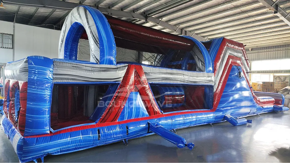 53ft XL Baja Commercial Hybrid Inflatable Obstacle Course