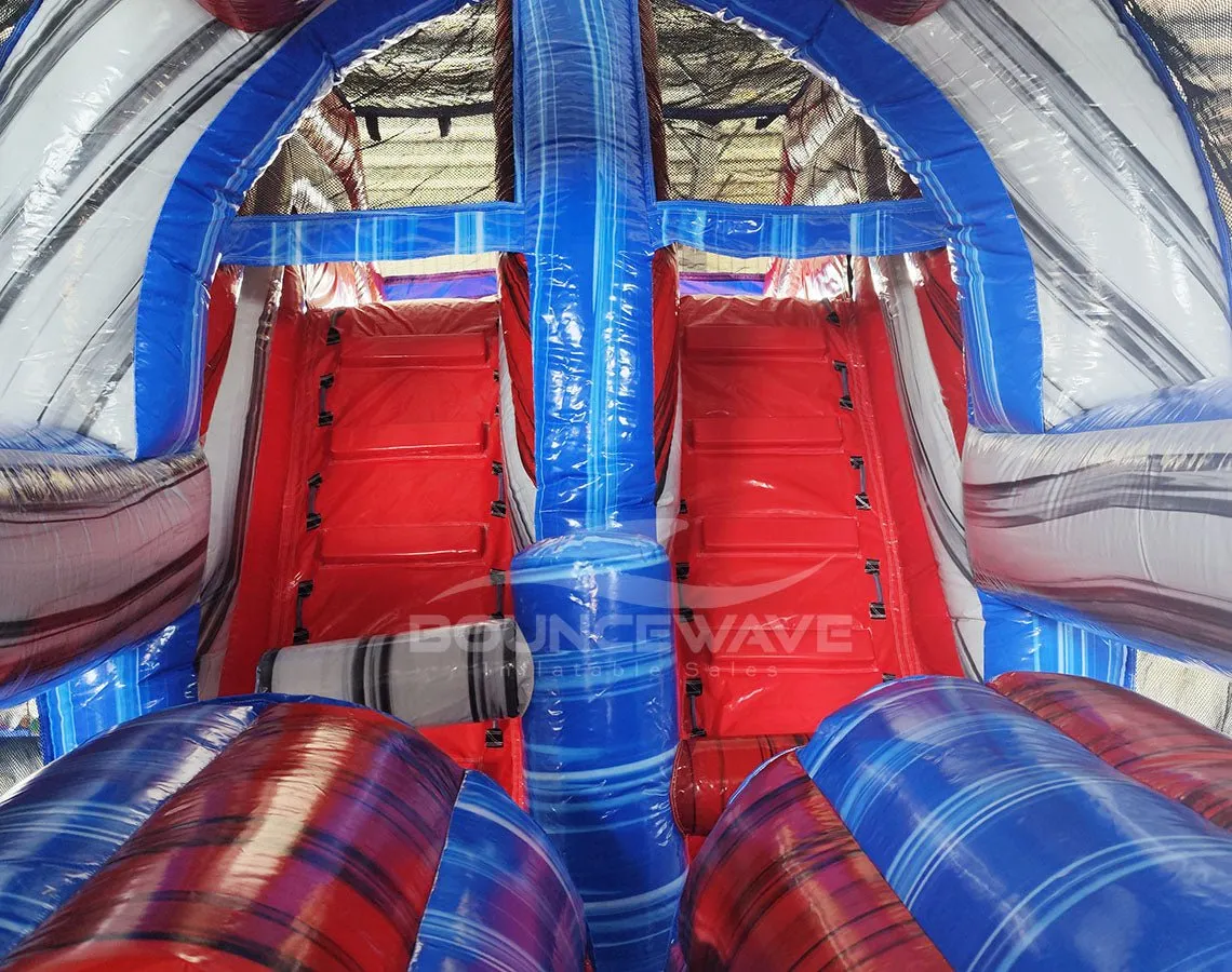53ft XL Baja Commercial Hybrid Inflatable Obstacle Course