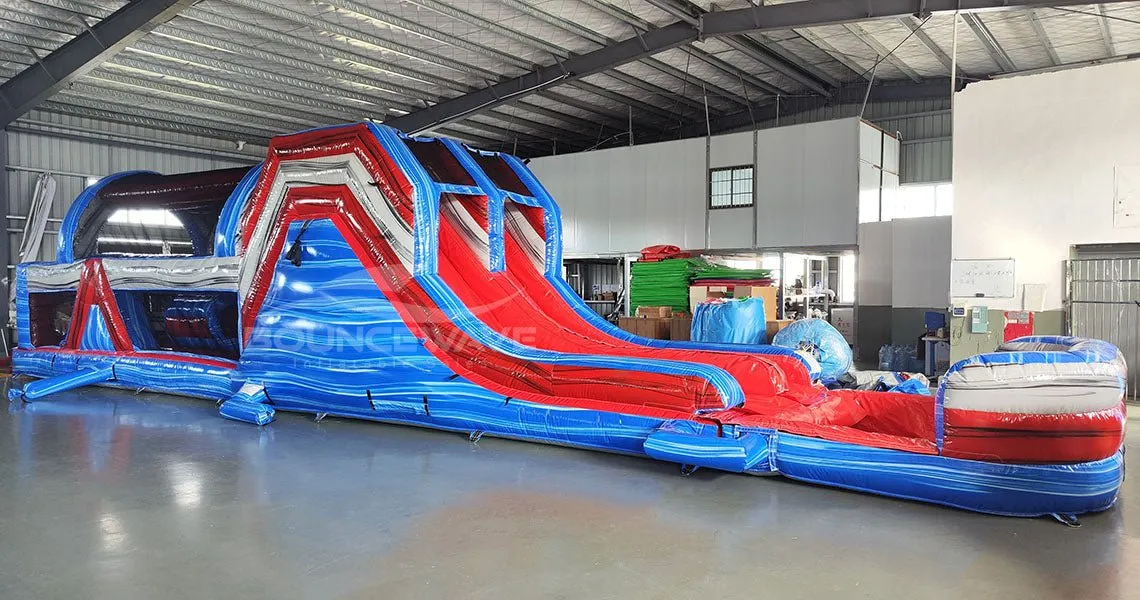 53ft XL Baja Commercial Hybrid Inflatable Obstacle Course