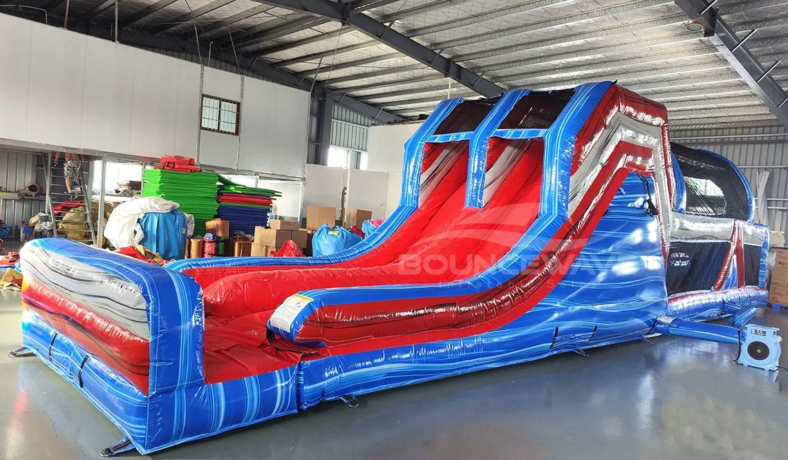53ft XL Baja Commercial Hybrid Inflatable Obstacle Course