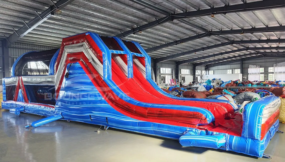 53ft XL Baja Commercial Hybrid Inflatable Obstacle Course