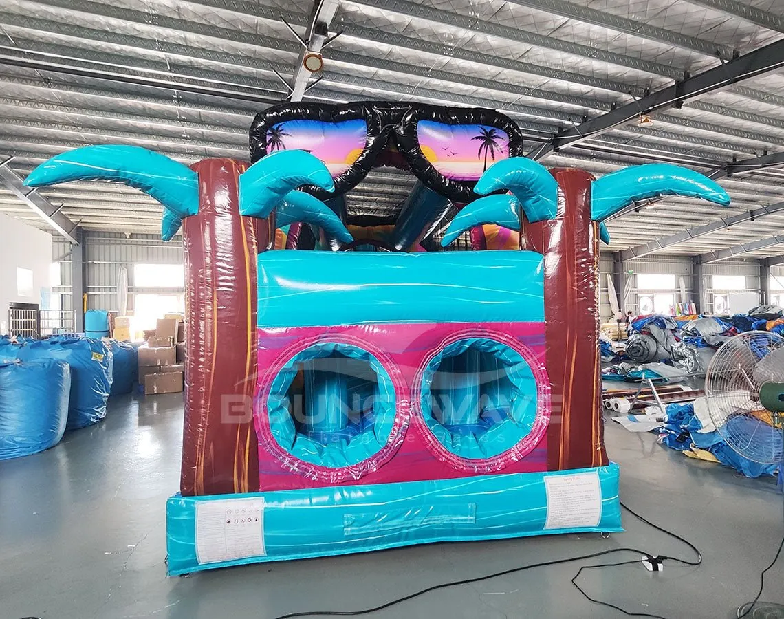53ft XL Island Flow Commercial Hybrid Inflatable Obstacle Course