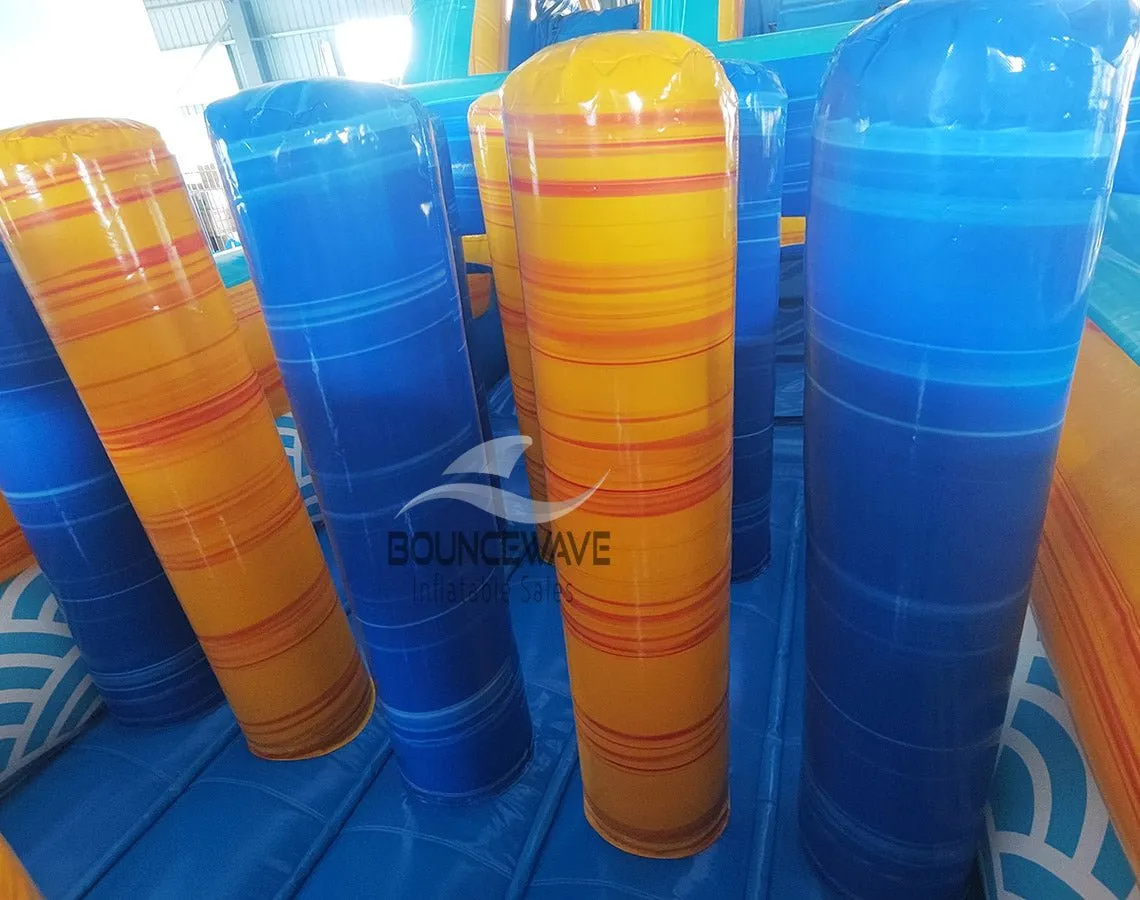 62ft Akua Falls 2-Piece Wet/Dry Inflatable Obstacle Course