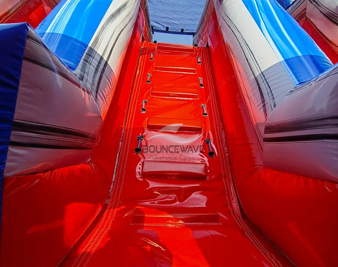 62ft Baja Triple Lane 2-Piece Wet/Dry Inflatable Obstacle Course