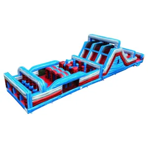 62ft Baja Triple Lane 2-Piece Wet/Dry Inflatable Obstacle Course
