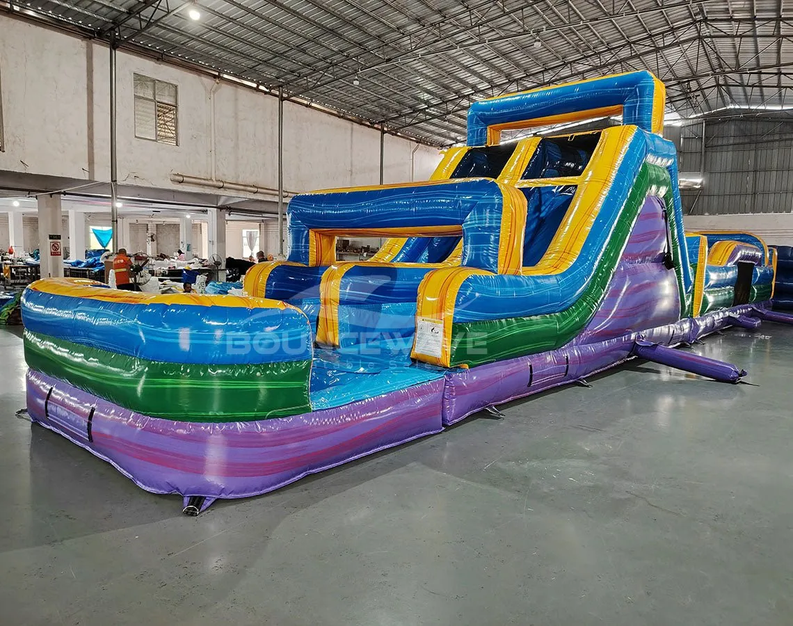 62ft Goombay 2-Piece Wet/Dry Inflatable Obstacle Course