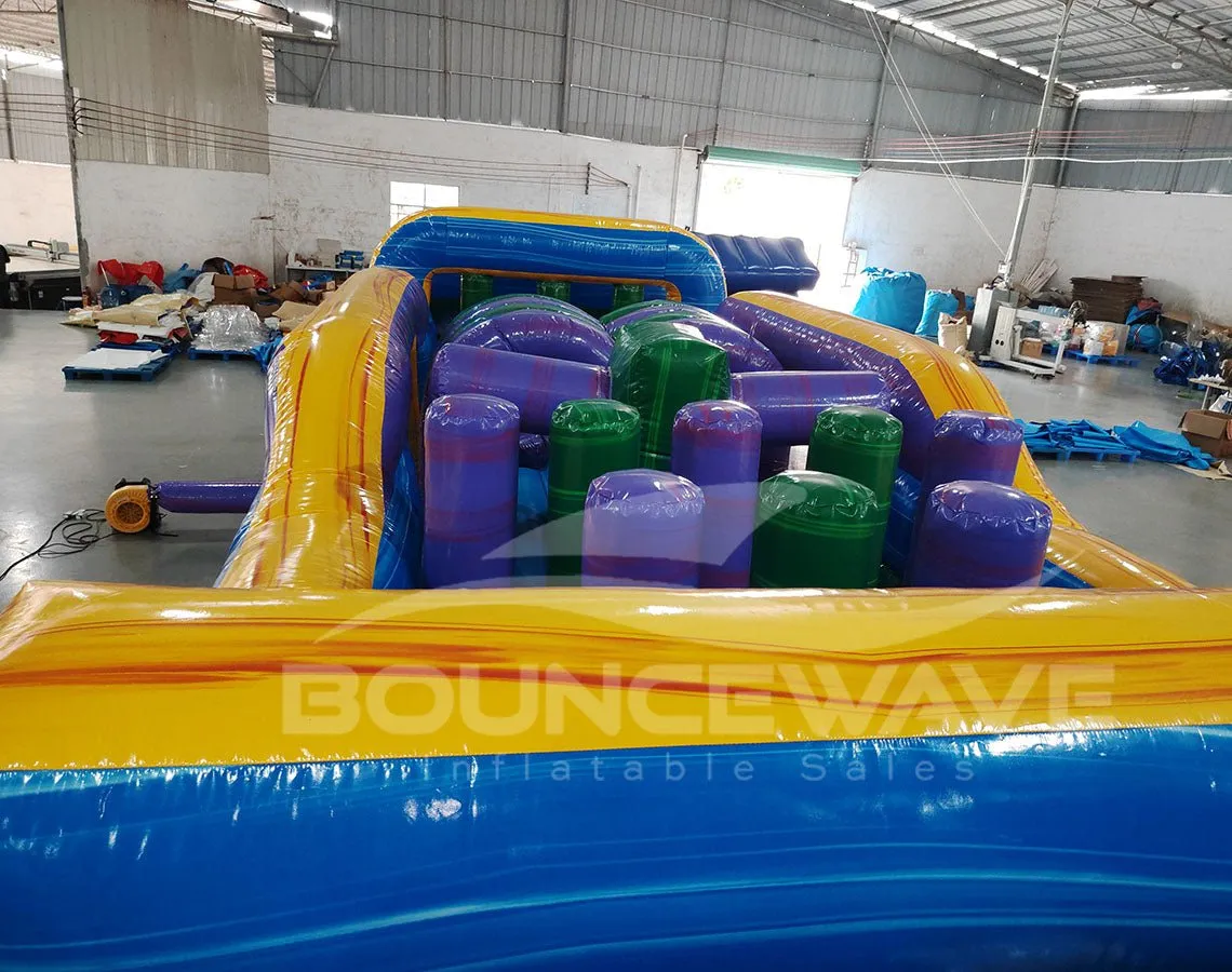 62ft Goombay 2-Piece Wet/Dry Inflatable Obstacle Course