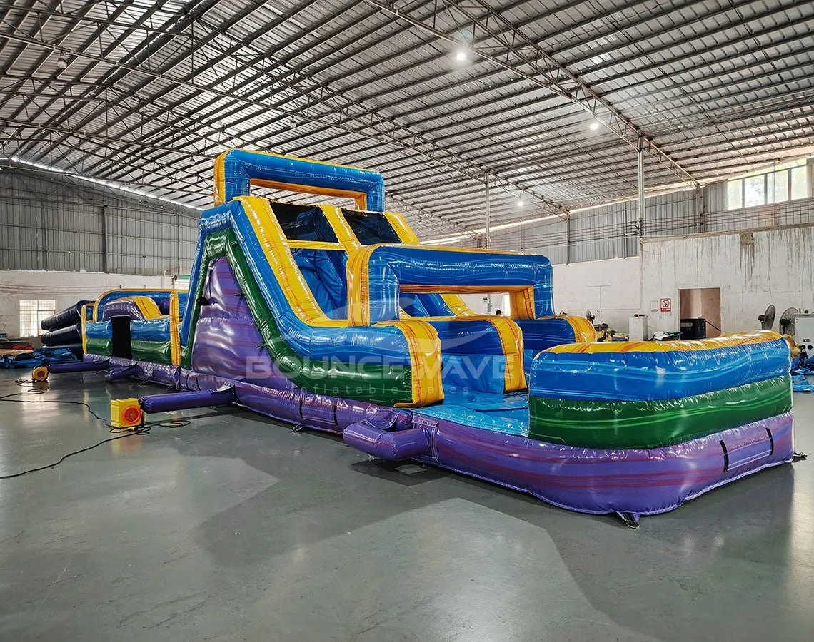 62ft Goombay 2-Piece Wet/Dry Inflatable Obstacle Course