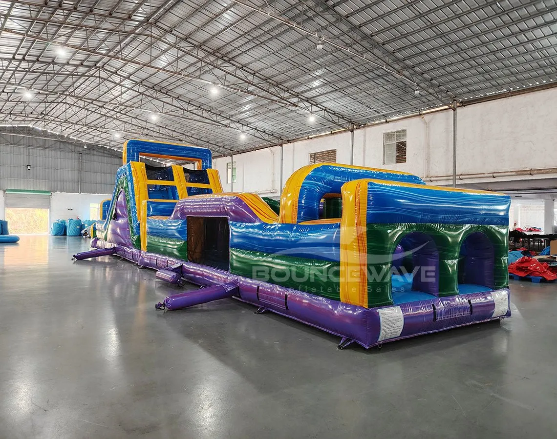 62ft Goombay 2-Piece Wet/Dry Inflatable Obstacle Course