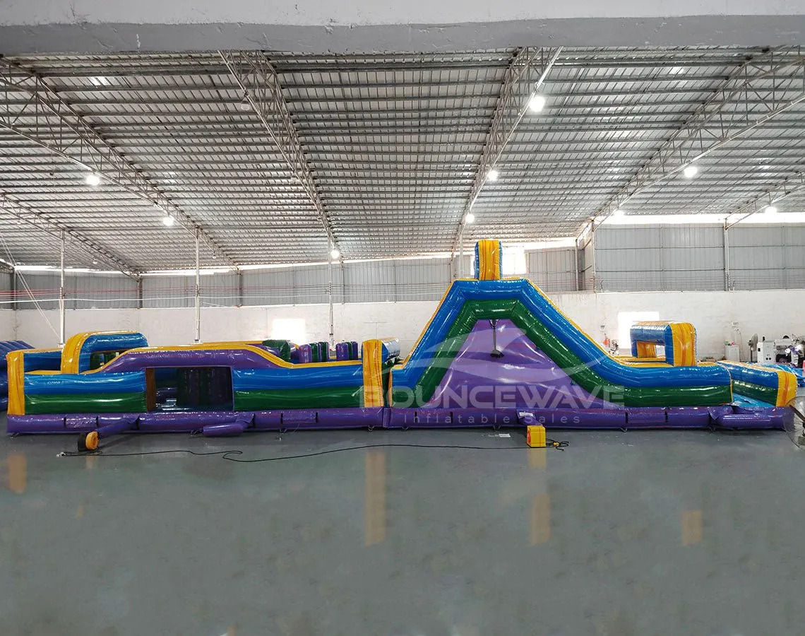 62ft Goombay 2-Piece Wet/Dry Inflatable Obstacle Course