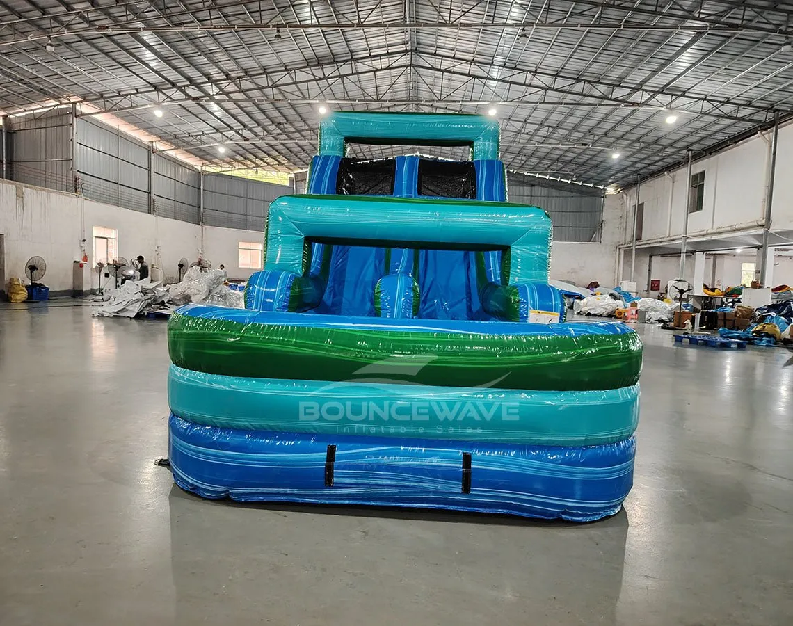62ft Island Drop 2-Piece Wet/Dry Inflatable Obstacle Course