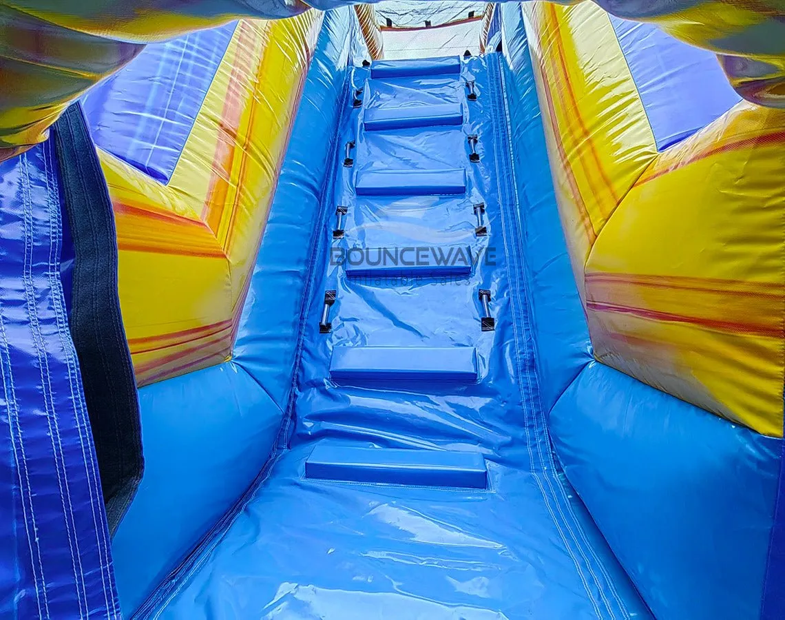 62ft Lava Falls 2-Piece Wet/Dry Inflatable Obstacle Course