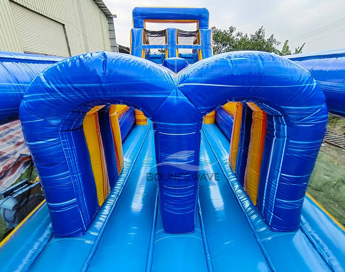 62ft Lava Falls 2-Piece Wet/Dry Inflatable Obstacle Course