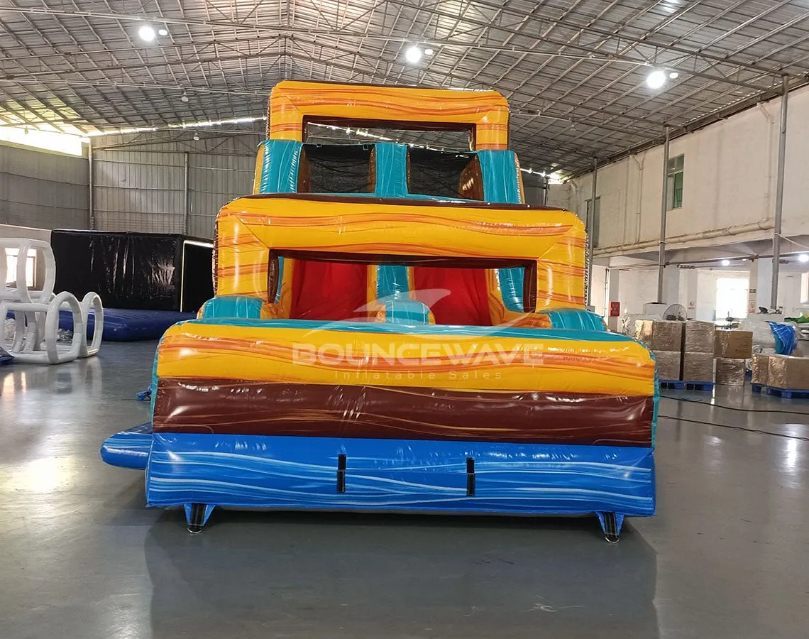 62ft Tropic Shock 2-Piece Wet/Dry Inflatable Obstacle Course