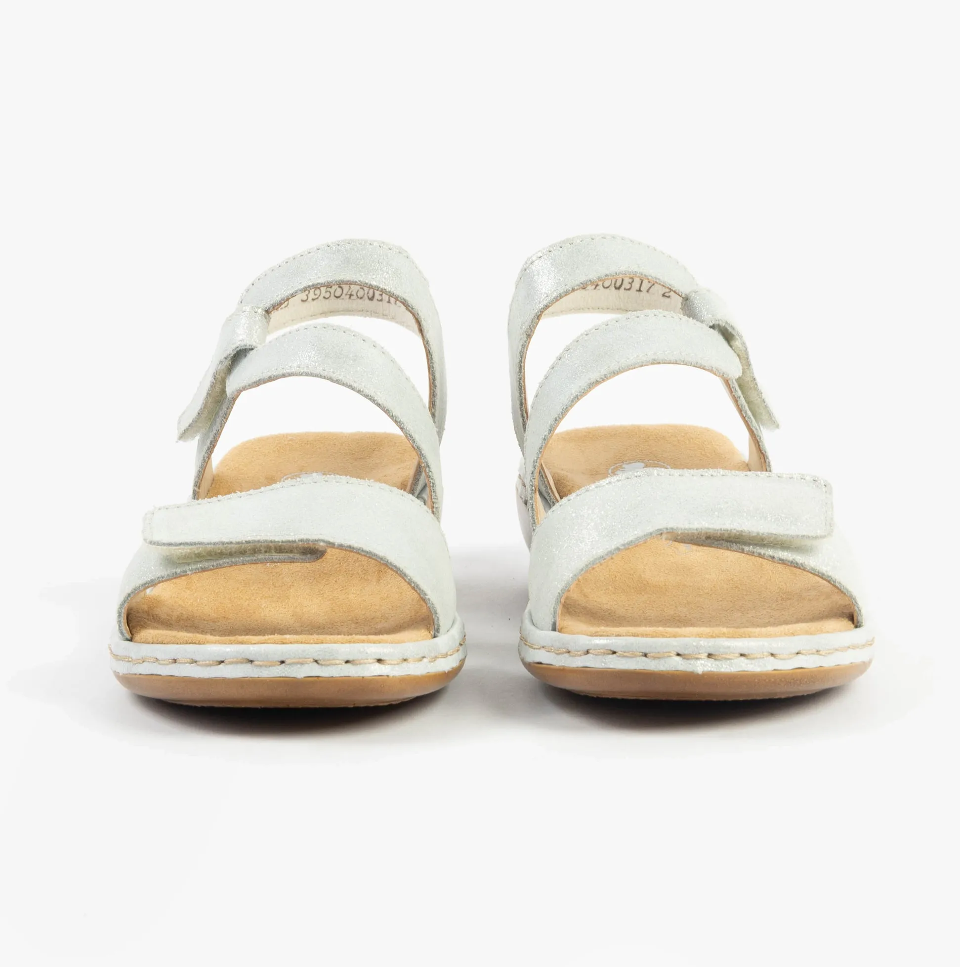 659C7-93 Womens Sandals Silver/Platinum