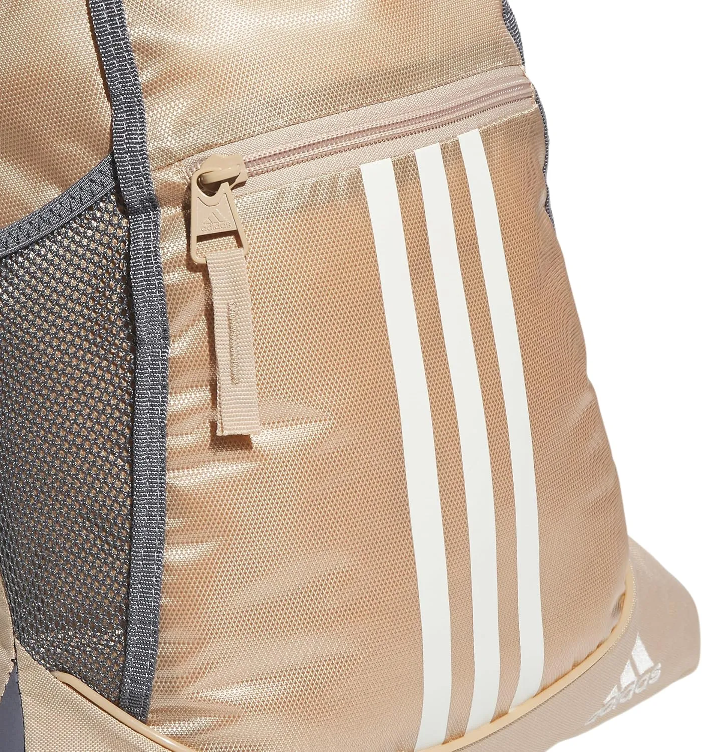 adidas Alliance Sackpack, Drawstring, Lightweight Small Gym Bag for Women, Soccer Backpack, Magic Beige/Off White, One Size