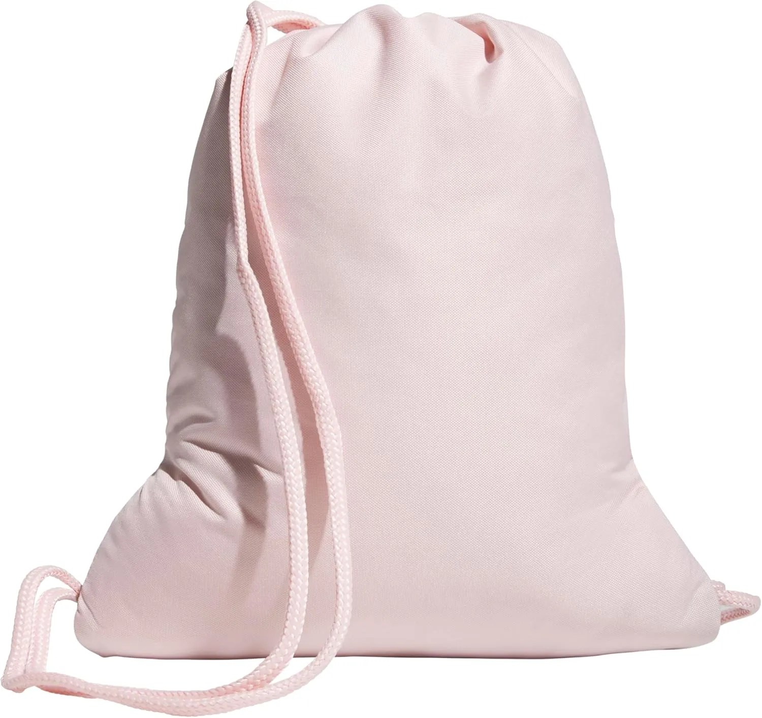 adidas Alliance Sackpack, Drawstring, Lightweight Small Gym Bag for Women, Soccer Backpack, Sandy Pink/White, One Size