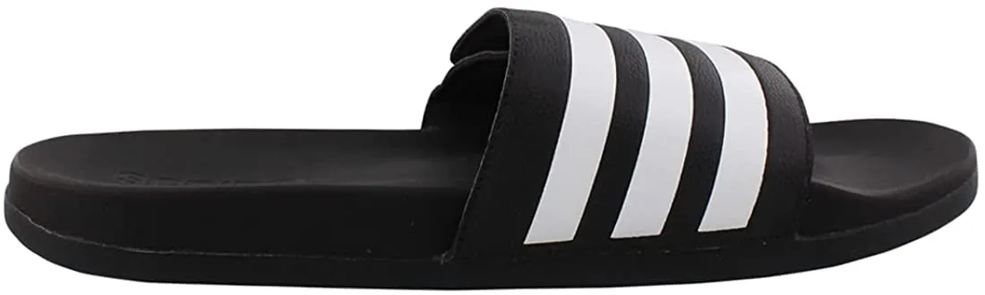 adidas Men's Adilette Slide Comfort Lightweight Sandal 9 Black/White