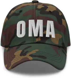 Airport Code OMA Hat Omaha Nebraska NE Dad Cap Embroidered Dad Hat Baseball Cap with Adjustable Buckle Strap
