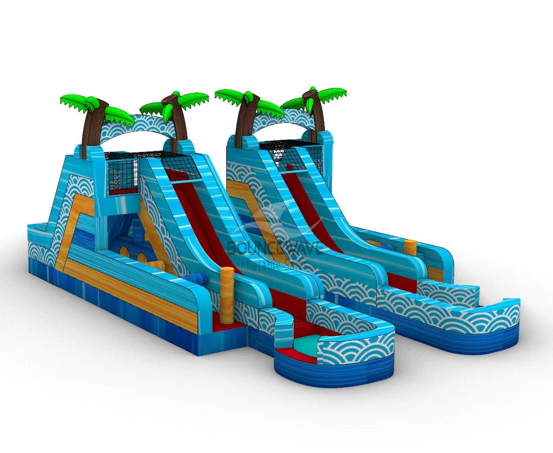 Akua Falls Double Dash Splash Inflatable Obstacle Course