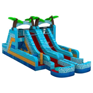 Akua Falls Double Dash Splash Inflatable Obstacle Course