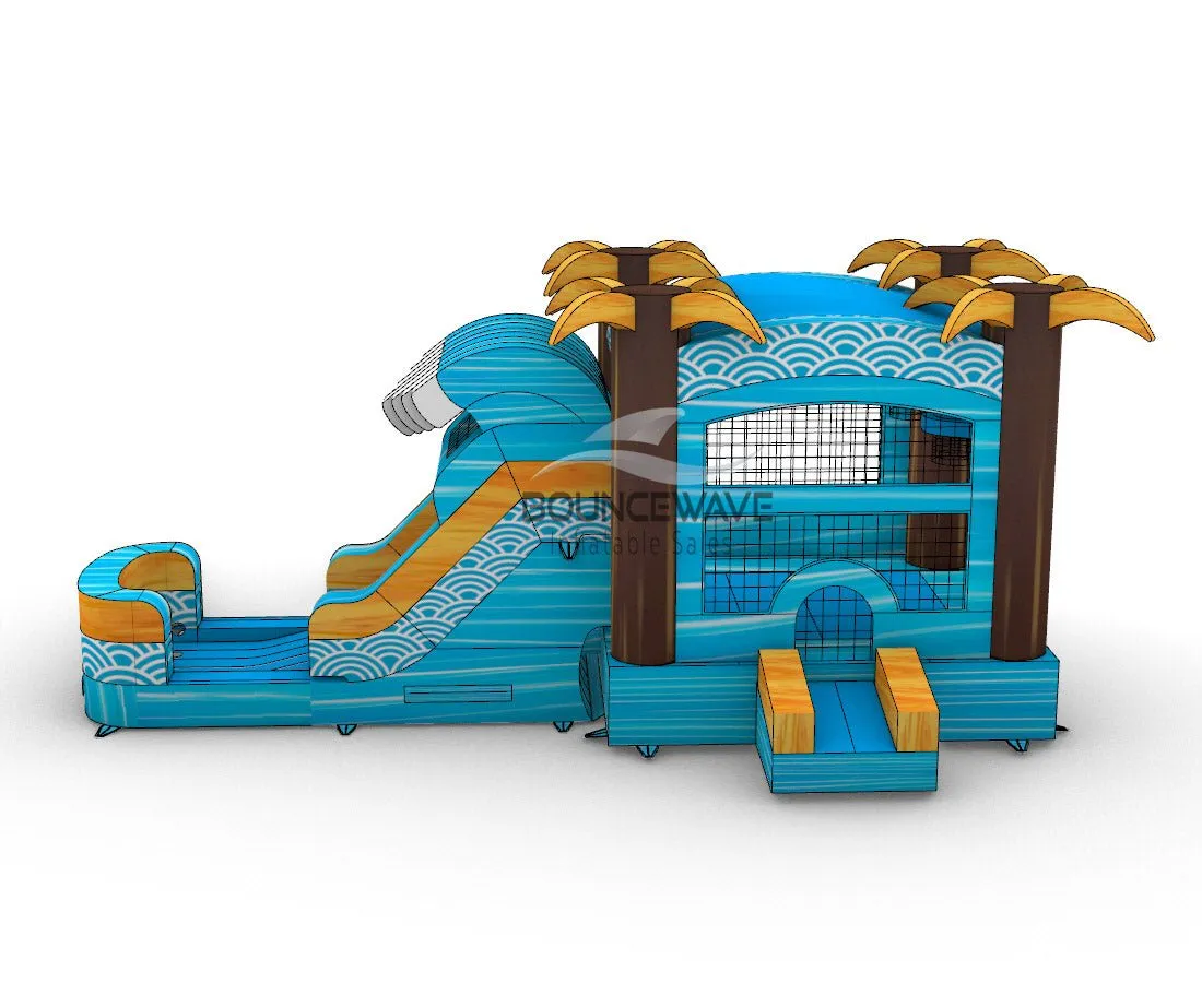 Akua Falls Econo Bounce House with Slide (Wet/Dry)