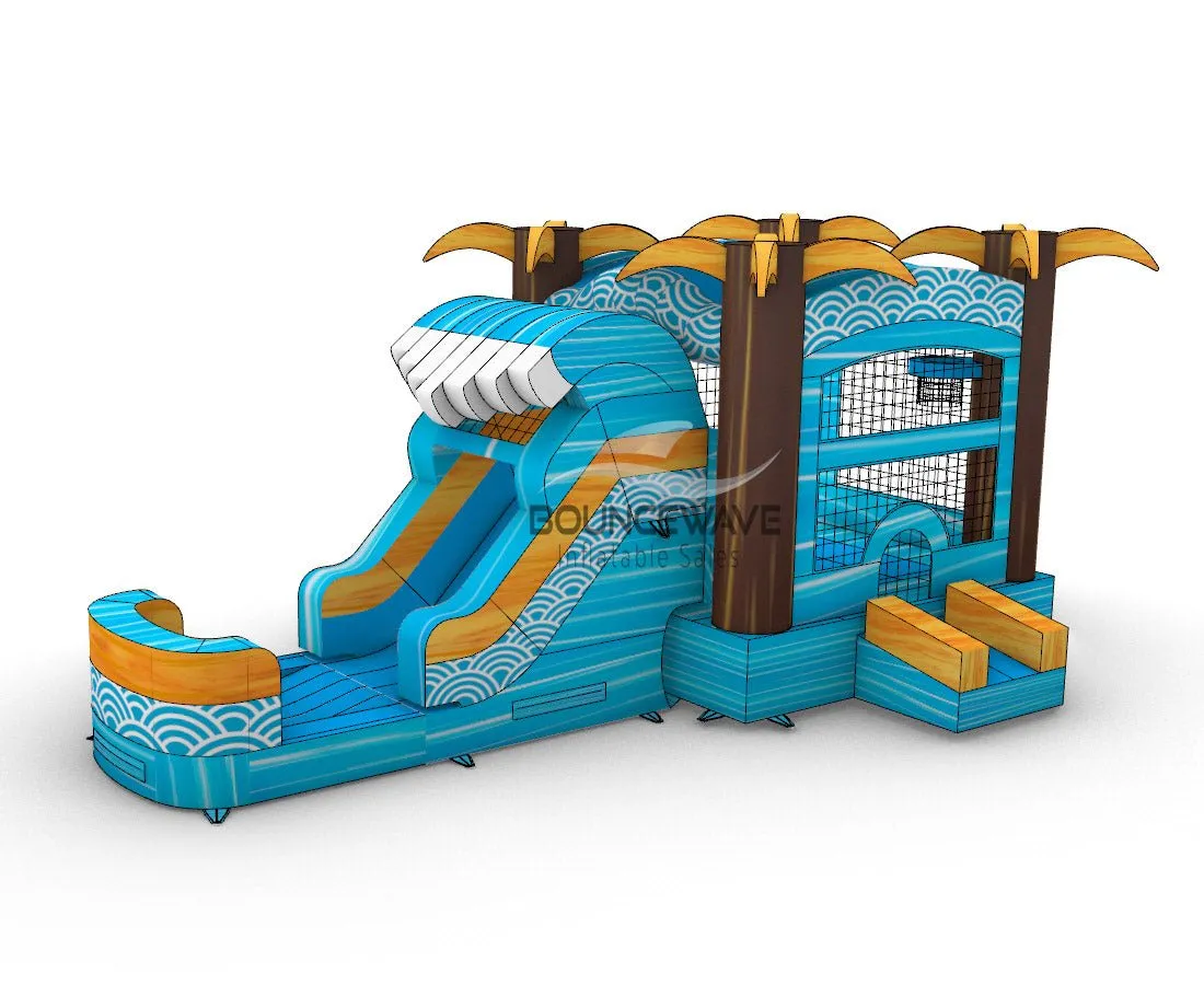 Akua Falls Econo Bounce House with Slide (Wet/Dry)
