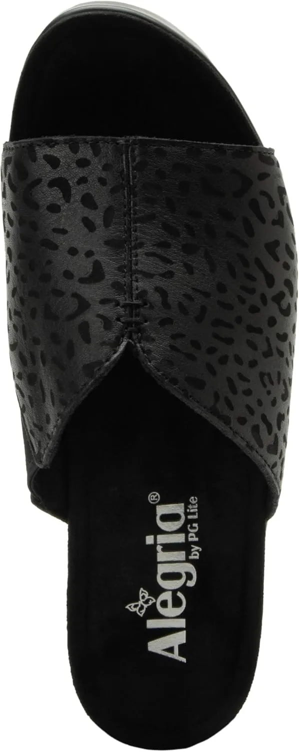 Alegria Triniti - Timeless Leather Platform Sandal - Comfort, Arch Support and Stylish Women's Sandal for Everyday Elegance - Slip-Resistant Wedge Slide