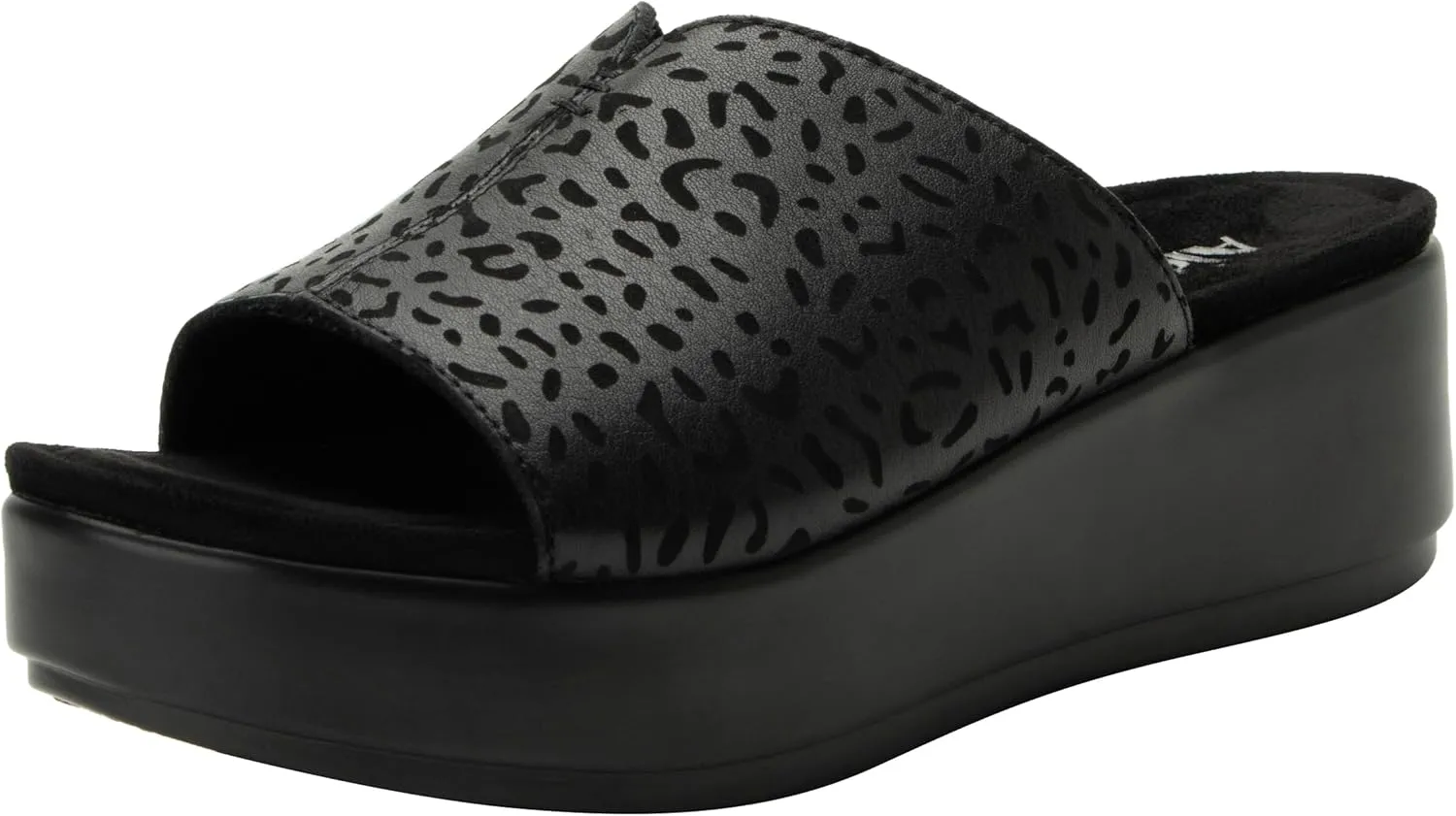 Alegria Triniti - Timeless Leather Platform Sandal - Comfort, Arch Support and Stylish Women's Sandal for Everyday Elegance - Slip-Resistant Wedge Slide